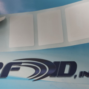 Model HF-1503-3522LB-SLIX2 RFID Label, 35mm x 22mm inlay on 42x30mm label, 2528 bits NXP ICODE SLIX2 ISO 15693 memory chip