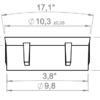 Model HF-1580-HE10-F08 Hard Epoxy Tag, 10x2mm, 8k bits Fudan FM11RF08 ISO 14443A memory chip, fully interchangeable with NXP Mifare EV1 S50 or S70