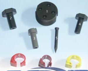 images Model 1777-PC20-RW Poultry or Cable Tag, 20mm ID, LF 125 KHz RFID