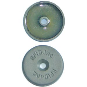 Model 1772-RO-CS-HT 22mm diameter x 3mm w/countersunk hole, high temp 185C, EM4102 chip, 125 kHz LF RFID Tag