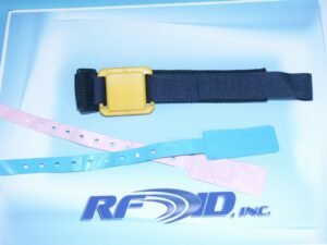 images UHF 915 MHz RFID Patient Style Wristbands