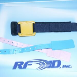 Model WB-PB Wrist Band Patient Style Tag, Blue, UHF 902-928 MHz passive RFID