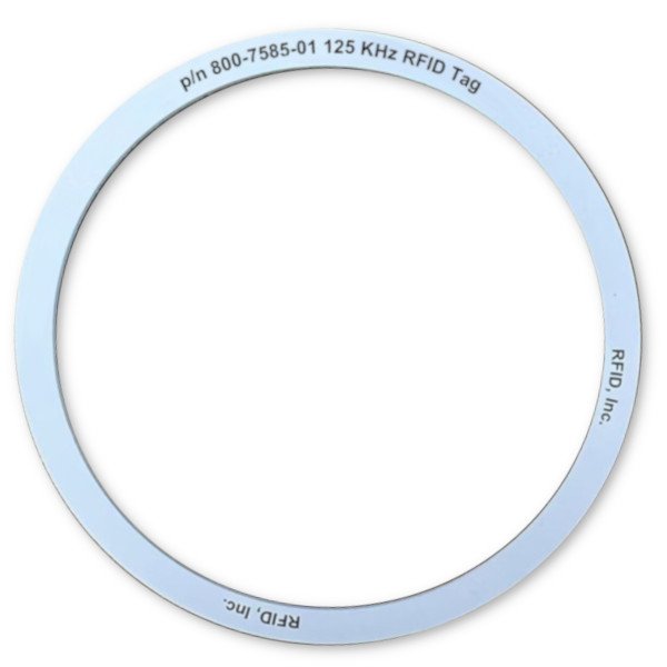 Model 1761-8575-RW PVC Laminate Puck Tag.