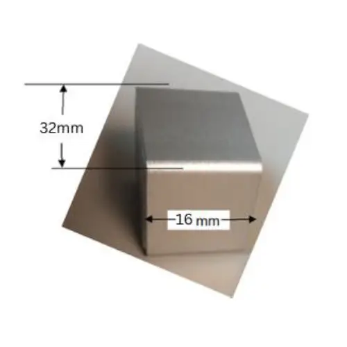 915 MHz UHF B3232-AL-M8K High Temperature RFID Tag 02 Side View V1.1