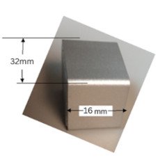 915 MHz UHF B3232-AL-M8K High Temperature RFID Tag
