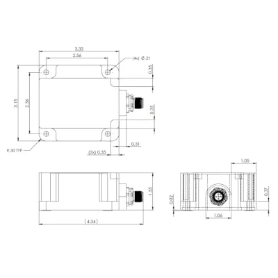 HF-3600E _5 PIN Isometric