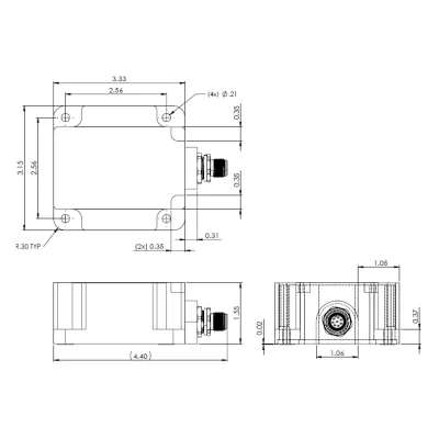 HF-3600E _8 PIN Isometric