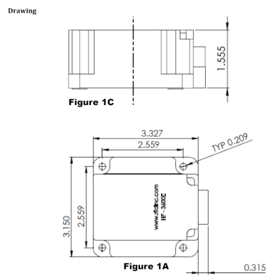 Model HF -3600E Drawings