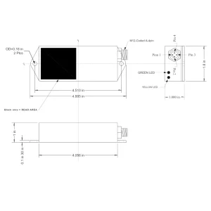 Model HF-5180E-IOLINK Iso Drawing